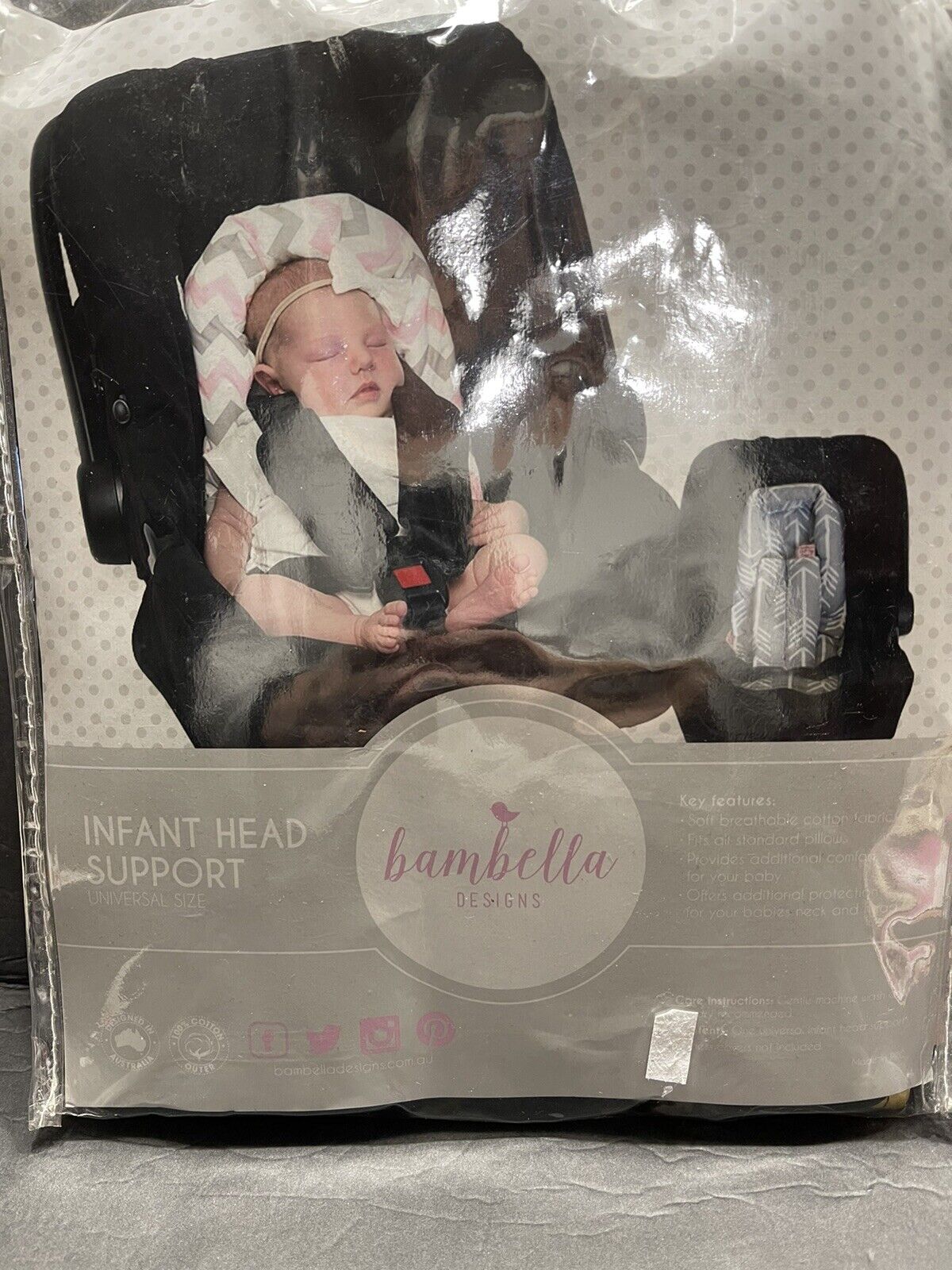 Bambella Designs Infant Head Support New In Package