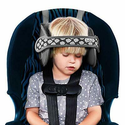 Child Head Support For Car Seats – Safe, Comfortable Head & Neck Pillow Grey