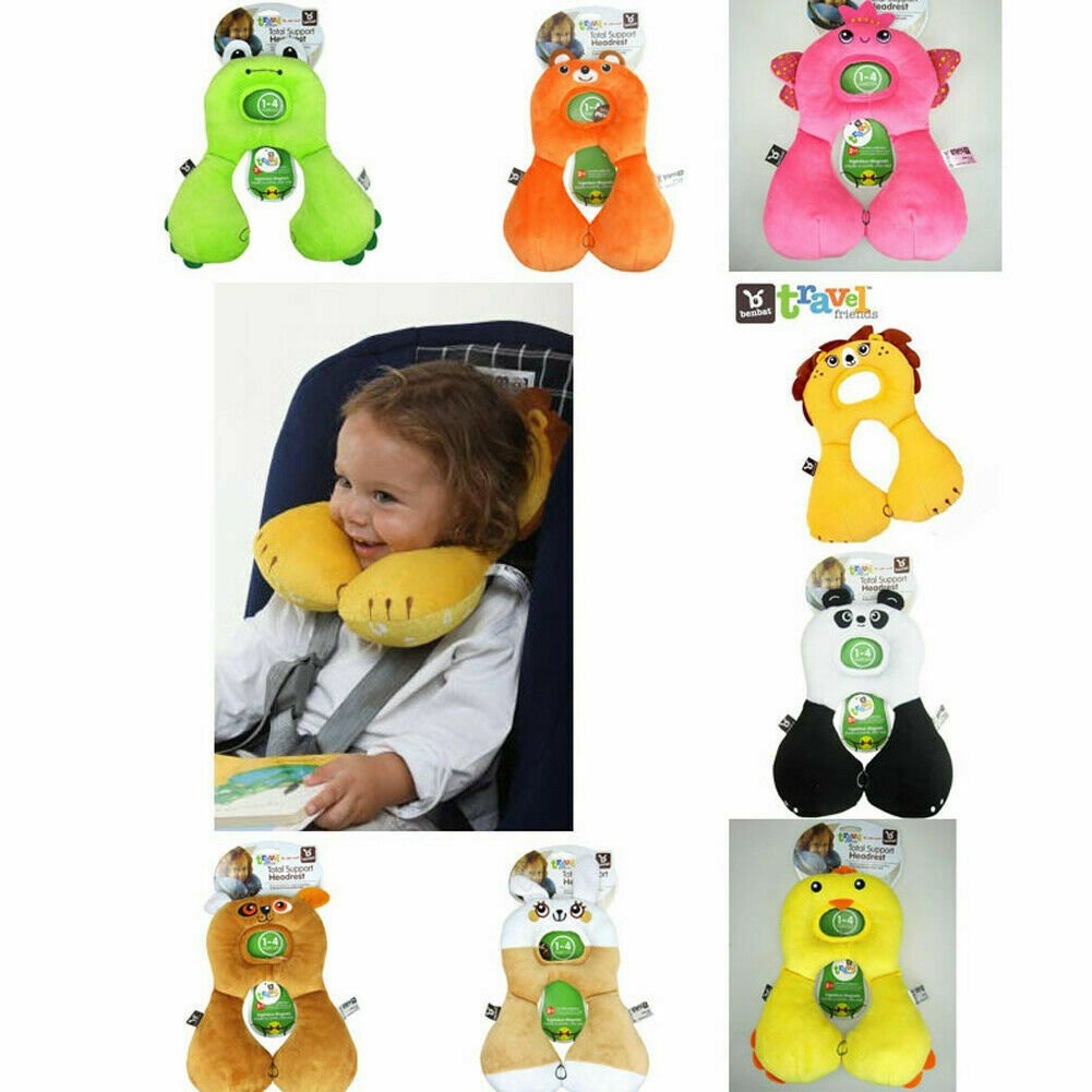 Cartoon Baby Head Neck Support Headrest Travel Car Seat Pillow Stroller Cushion